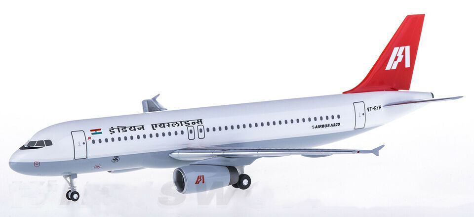 1:200 Hogan Indian Airlines AIRBUS A320 Passenger Airplane ABS Plastic Model