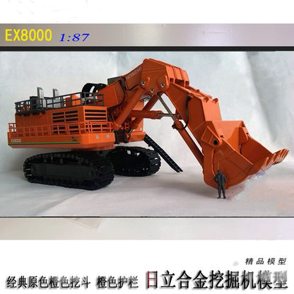 1:87 EX8000 Excavator Contruct Machine Equipment Diecast Metal Model Collection