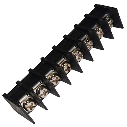 8 Position Terminal Barrier Strip with Mounting Ears, PC Type, 0.375" Pitch