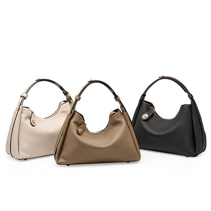 Women Shoulder Bags Genuine Leather Tote Bag Messenger Purse Soft Simple Handbag