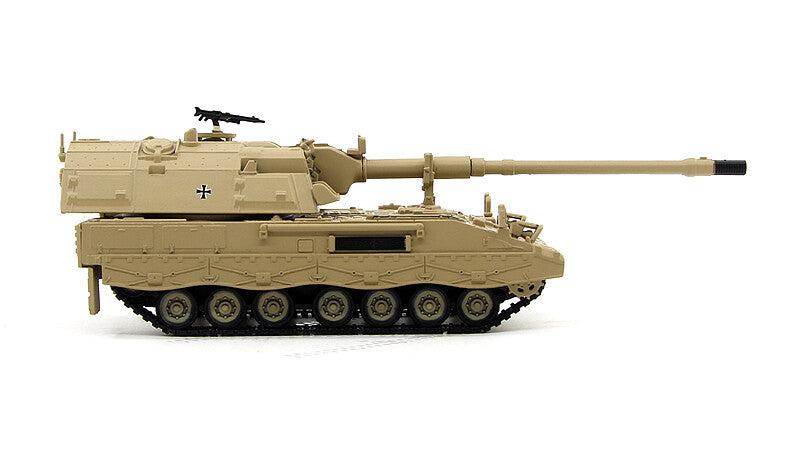 1/72 German PZH2000 self-propelled artillery howitzer chariot model desert