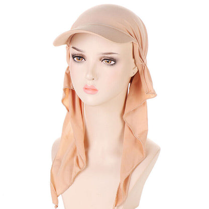 Ladies Women Hair Loss Scarf Cancer Chemo Cap Muslim Turban Hat Baseball Cap