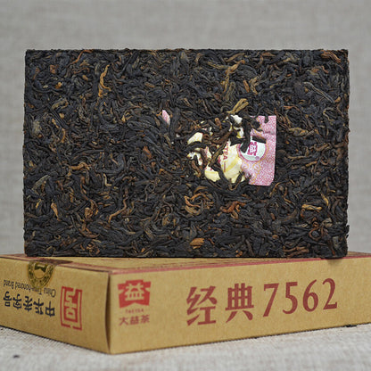 TAETEA Menghai Dayi 7562 Pu-erh Tea Brick 2016 250g Ripe Puer Pu'er 1601 Batch