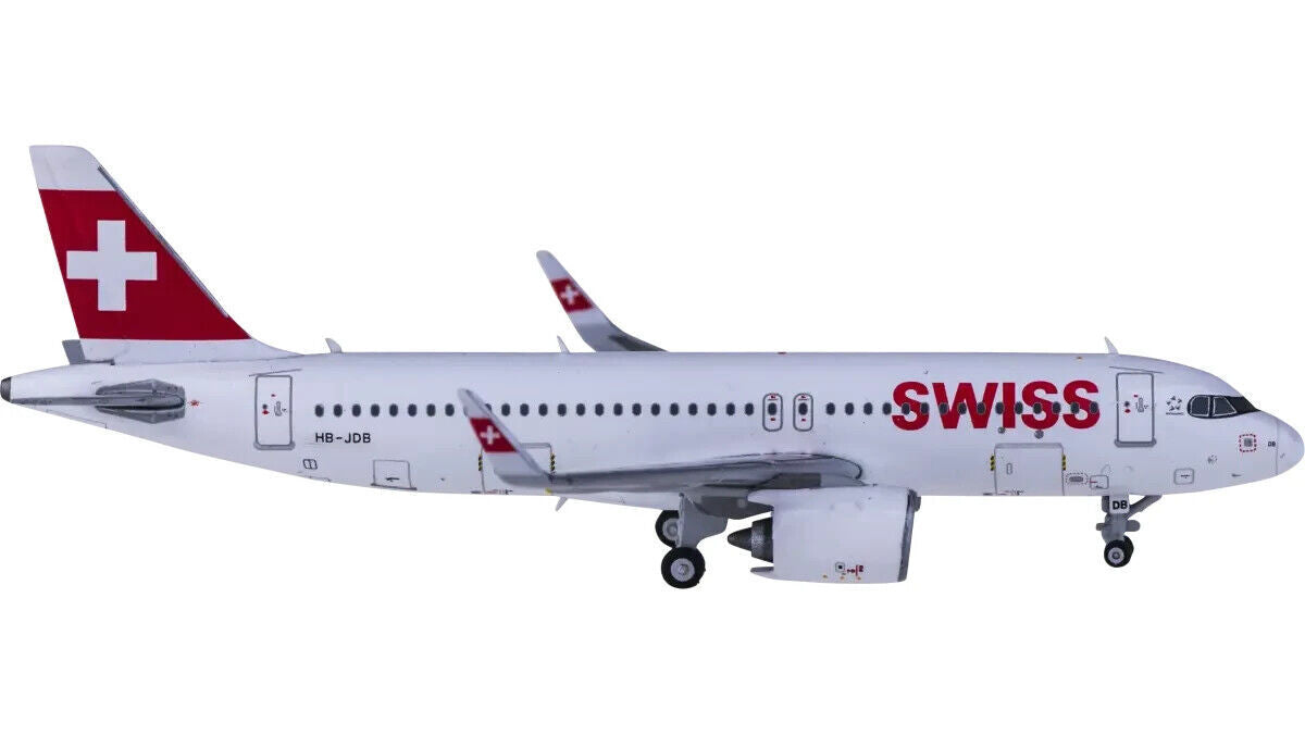 1:400 JC Wings SWISS AIRBUS A321neo Passenger Airplane Diecast Aircraft Model