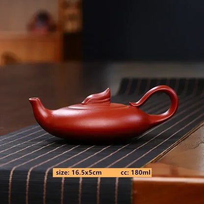 Tradition Yixing Purple Clay Teapot Handmade Dahongpao Filter Raw Ore Zisha