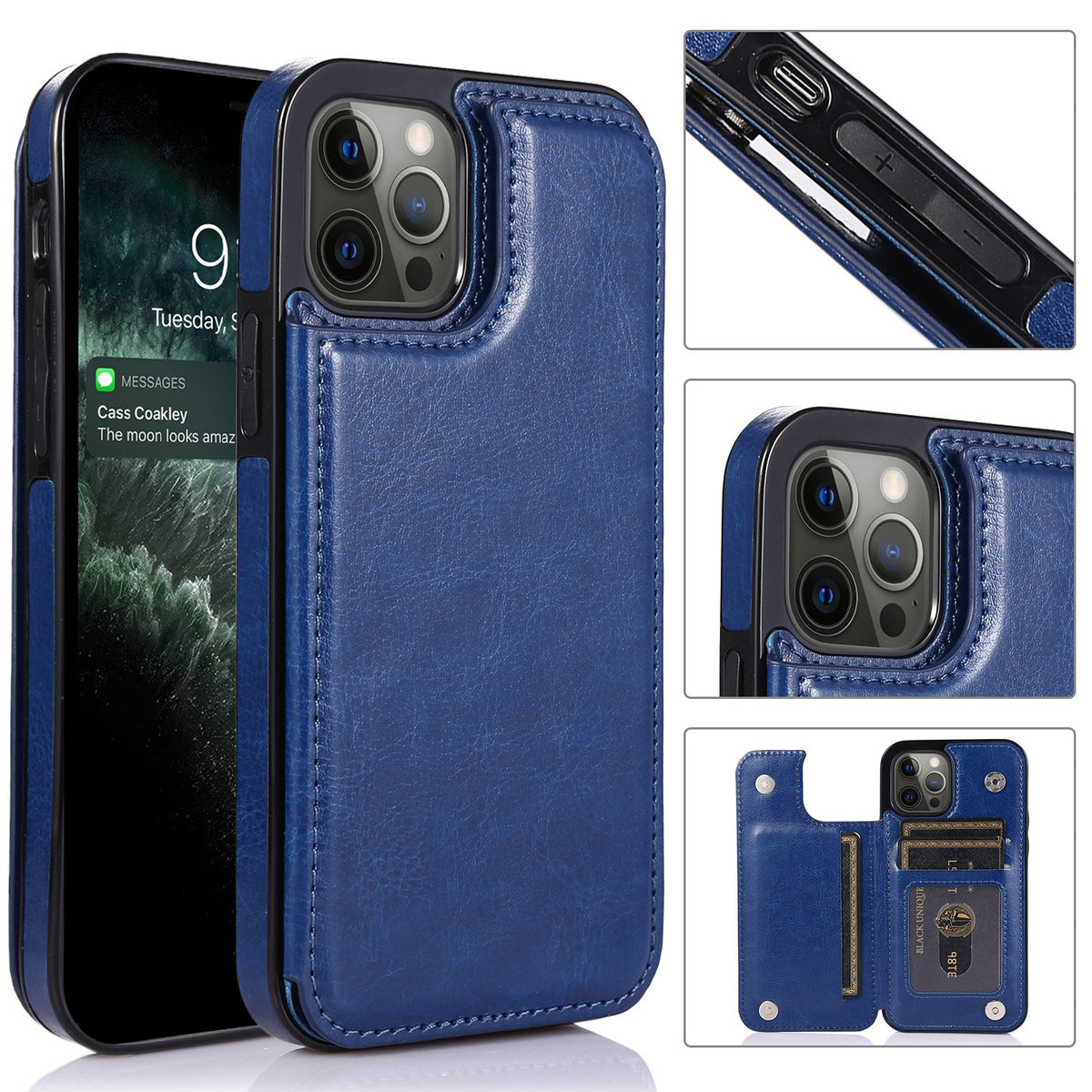 Flip PU Leather with Card Holder Wallet Stand Phone Case for Samsung S26/S25/S24