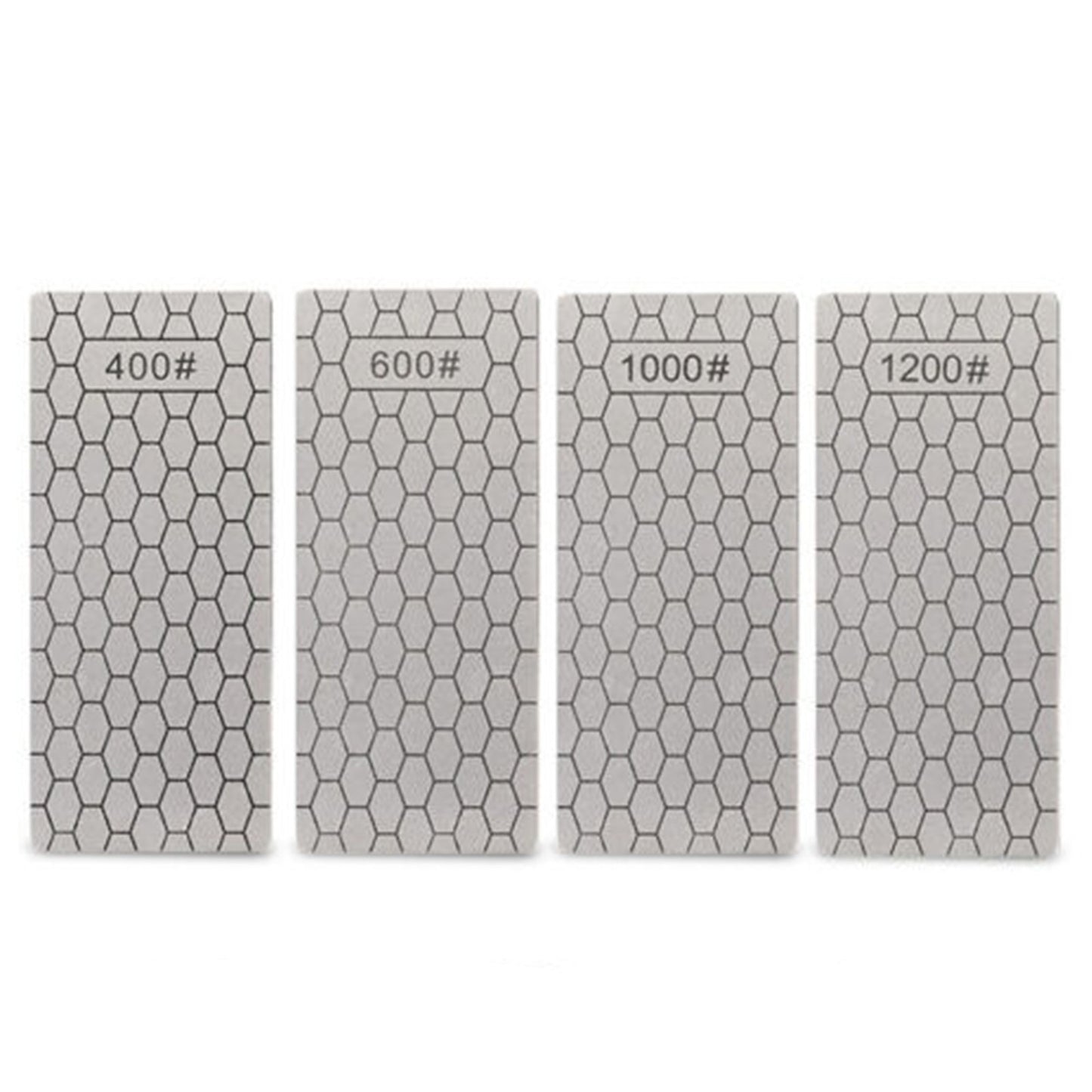 4PCS/Set 400 600 1000 1200 Grit Diamond Kitchen Knives Sharpening Plate