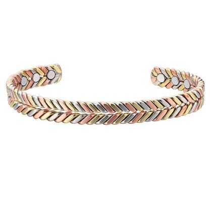 Women Healing Bracelet Tibetan Pure Copper Magnetic Men Fashion Jewelry Bangles