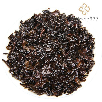 357g Fermented Ripe Pu'er Menghai 13 Years Aged Collectible Qizi Tea Cake Yunna