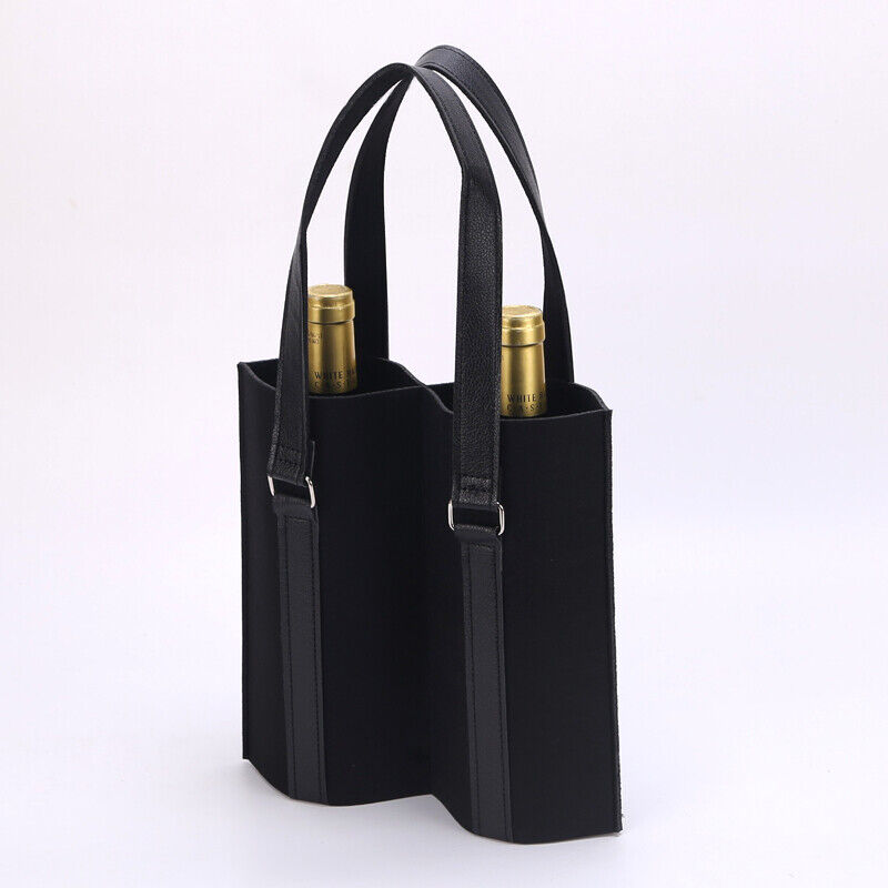 Wine/beer Bag Felt Beer Wine Protective Handbag Storage Bag Portable Carrier