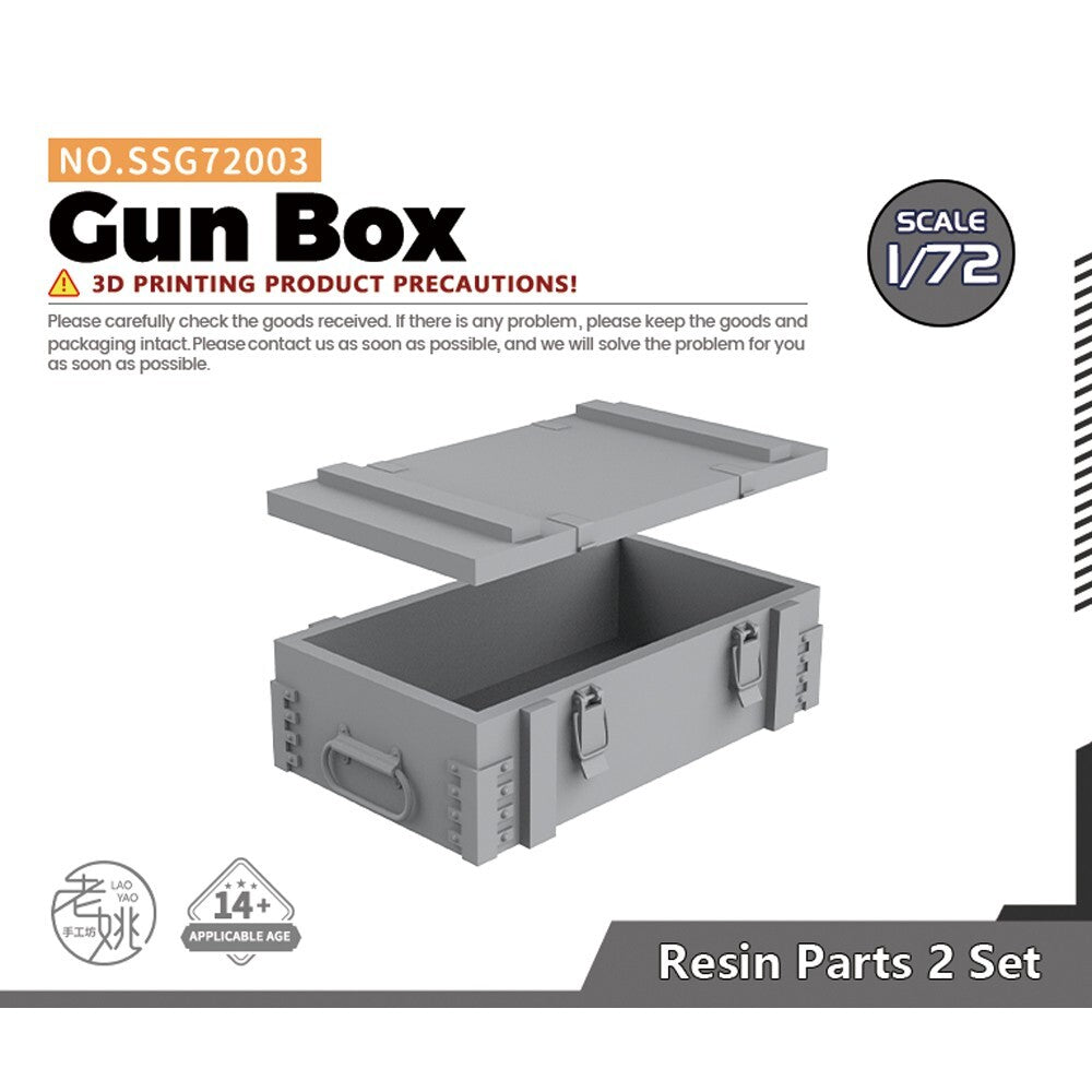 SSMODEL SSG72003 1/72 Scene Model Soldier Accessories Gun Box