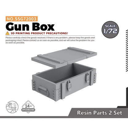 SSMODEL SSG72003 1/72 Scene Model Soldier Accessories Gun Box