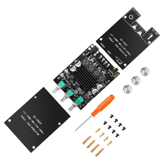 ZK-1002T Bluetooth 5.0 Amplifier Board 200W Dual TPA3116D2 Hifi Audio AMP New