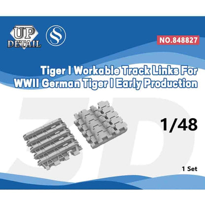 SSMODEL SS848827 1/48 Workable Track Links WWII German Tiger I Early Production