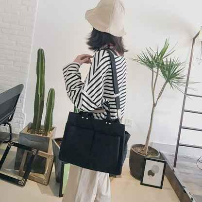 Canvas Casual Bag Shopper Simple Fashion Shoulder Bags Travel Crossbody Handbag