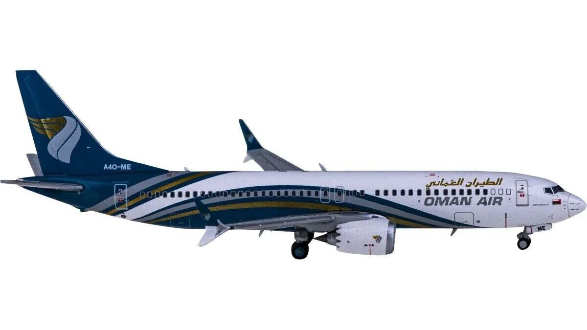 1:400 JC Wings OMAN AIR BOEING 737 MAX 8 Passenger Plane Diecast Aircraft Model