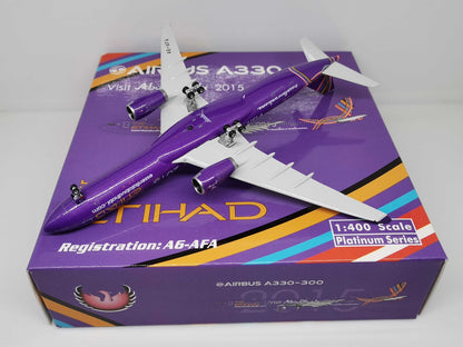1:400 Phoenix ETIHAD AIRBUS A330-300 Airplane Diecast Aircraft Plane Model
