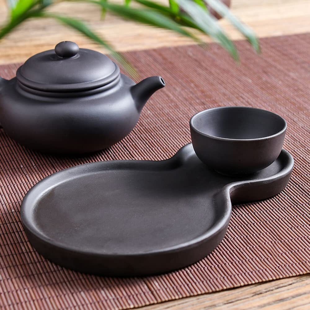 22cm Purple Clay Tea Tray Purple Clay Base Calabash Kung Fu Tea Set Teapot