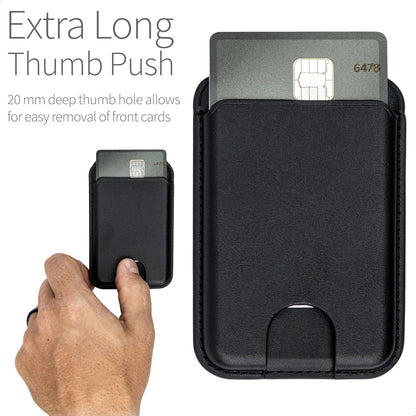 Ionic Slim Wallet Compatible with Magsafe and Built-In Metal Plate for Magnetic