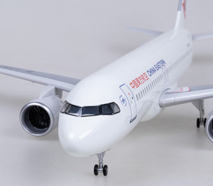 1:80 47CM CHINA EASTERN AIRBUS A320neo Airplane Landing Gear Resin Plane Model