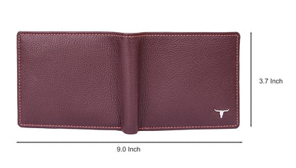 New Brown Bi-Fold Leather Men's Wallet RFID Protection Gift Item