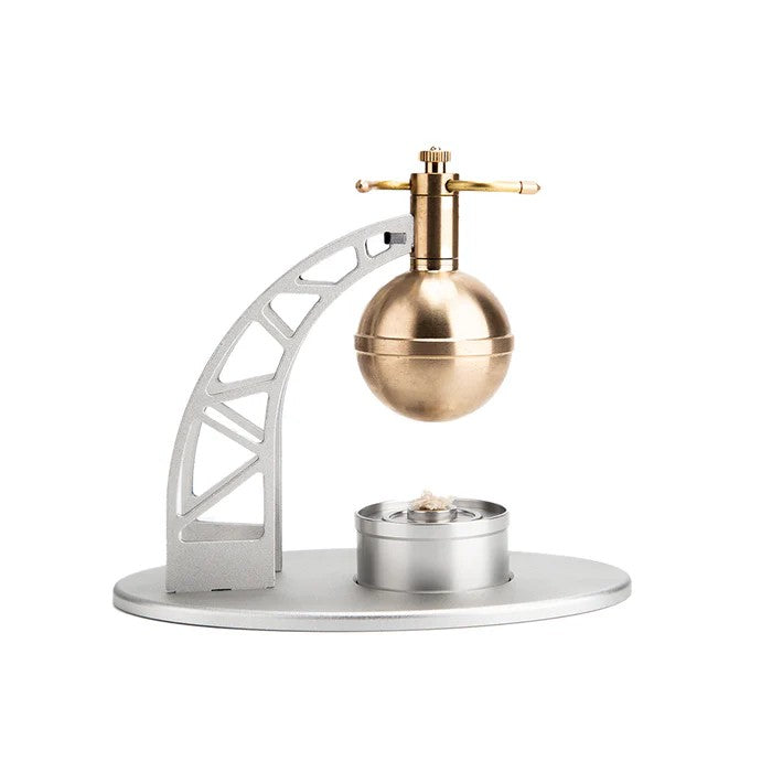 15CM Steam Engine Steam Rotating Flying Ball ZFY-01 Copper $ Aluminum Model