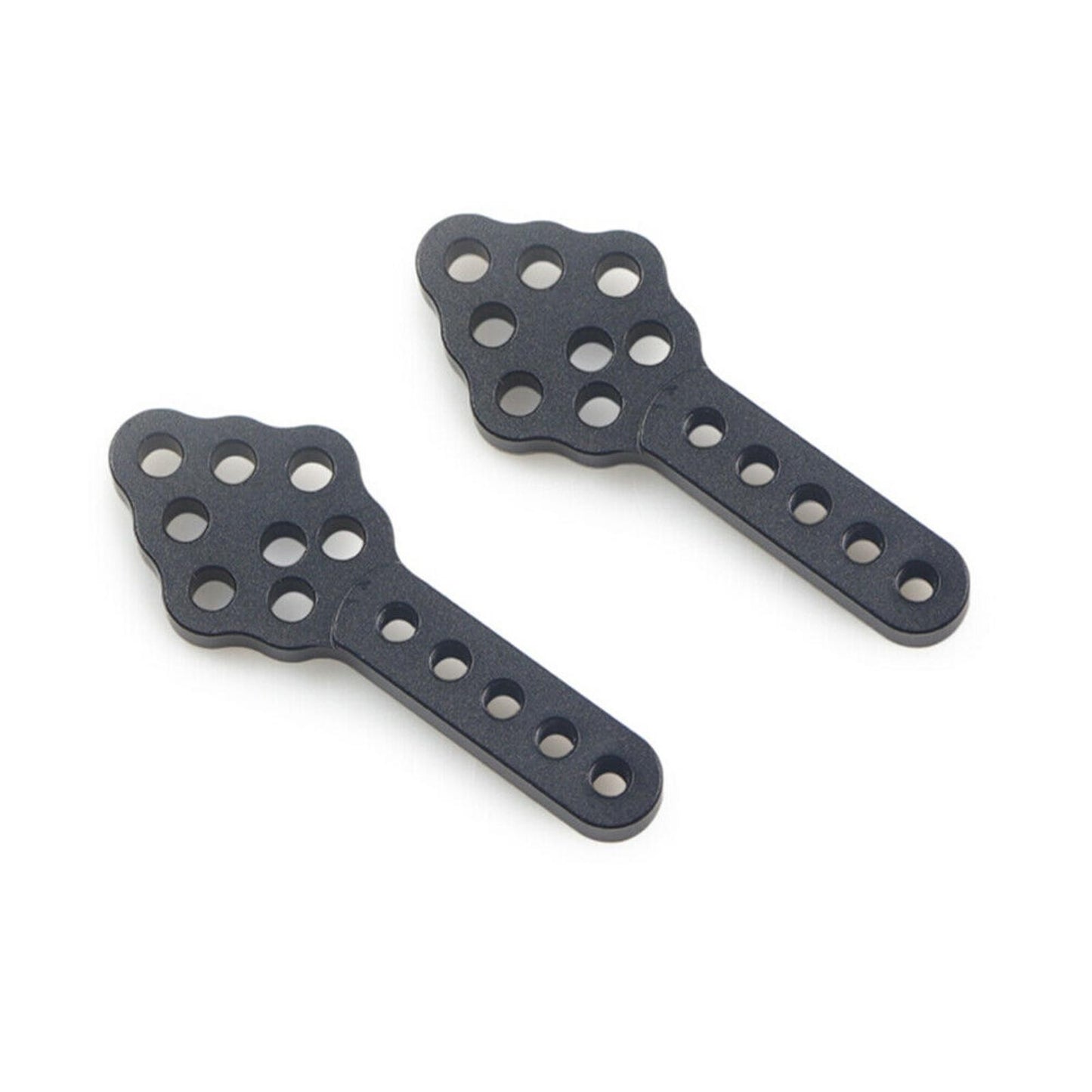 4Pcs 1/10 RC Aluminum Black Shock Absorber Mount For Axial SCX10 90046 D90 TRX4,