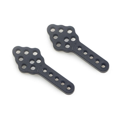 4Pcs 1/10 RC Aluminum Black Shock Absorber Mount For Axial SCX10 90046 D90 TRX4,