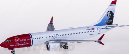 1:400 JC Wings Norwegian Air Shuttle B737 MAX 8 Passenger Airplane Diecast Model