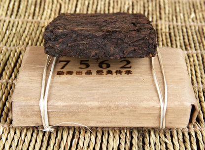 250g Premium Menghai Xing Hai Ripe Pu-erh Yunnan Shu Puer Tea 7562 Brick Old Tea