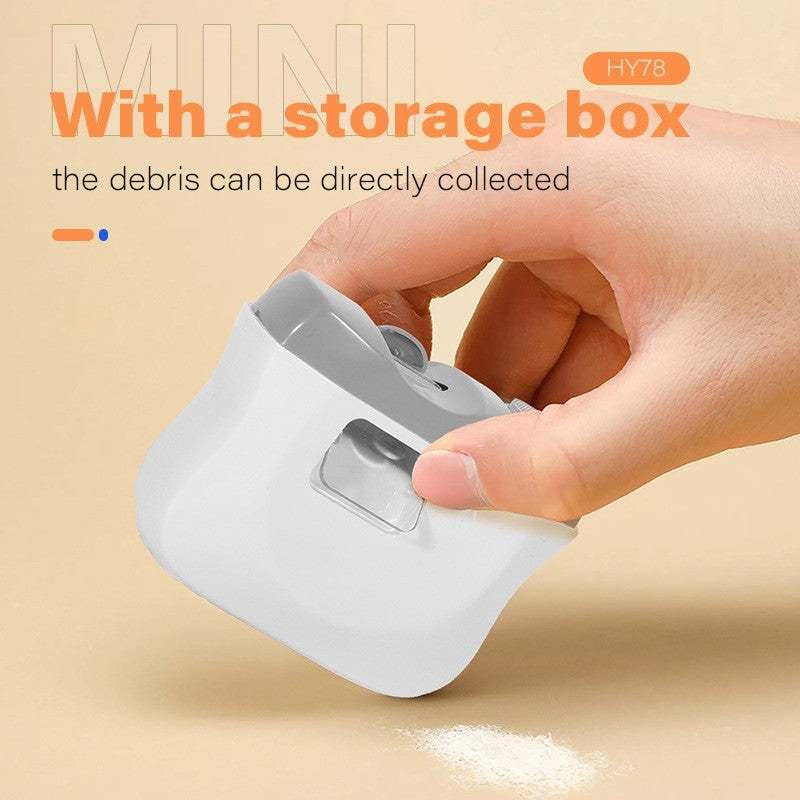 2 in1 Usb Rechargeable Nail Trimmerr Automatic Electric Elderly Nail File Cutter
