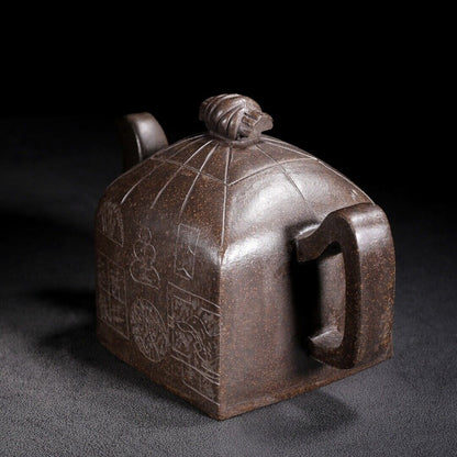 Vintage Chinese Yixing Purple Clay Teapot Zisha Ceremony Fashion Gift Teaware