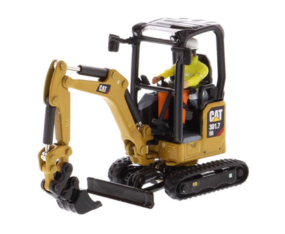 1:50 DM CAT301.7 CR Mini Hydraulic Excavator Construction Machine Diecast Model