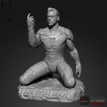 1/24 resin figures model American film hero Tony Unassembled Unpainted