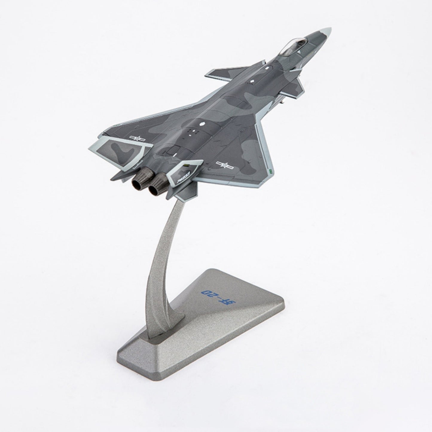 1/144 Scale Chinese Air Force Chengdu J-20 Fire Fang Fighter Plane Model Display