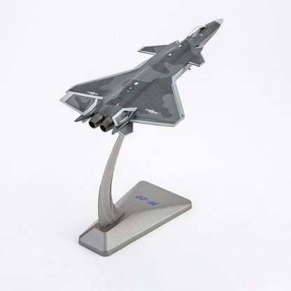 1/144 Scale Chinese Air Force Chengdu J-20 Fire Fang Fighter Plane Model Display