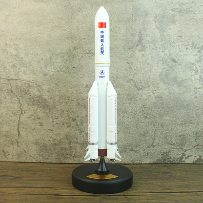 1:200 32CM China Long March CZ-5B Carrier Rocket Diecast Aerospace Model