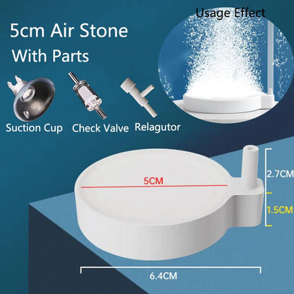 Aquarium Accessories 35 50 80mm Oxygen Aerator Increasing Air Bubble Stone Tools
