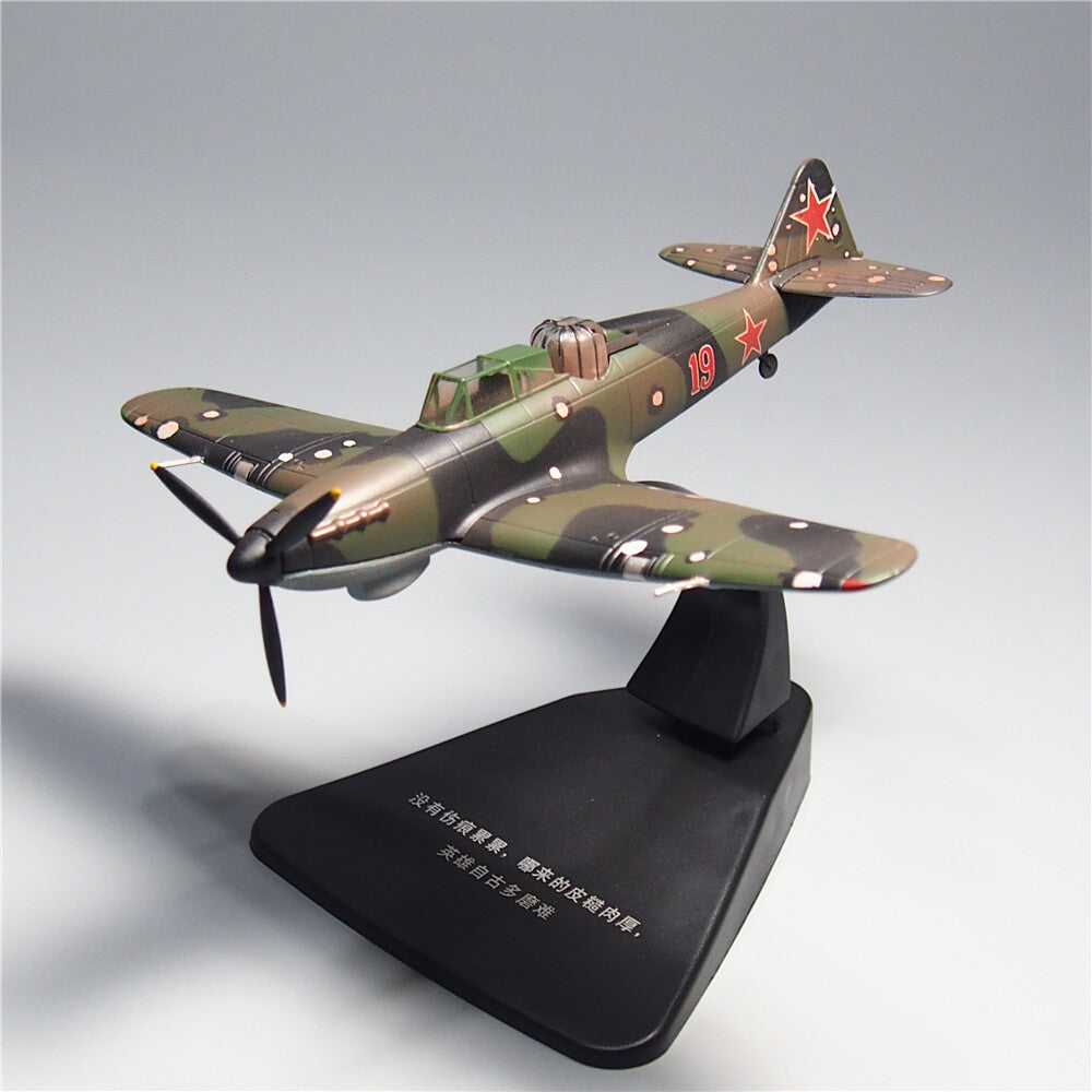 FLOZ WWII RUSSIAN IL-2 Attacker 1/72 DIECAST Airplane Pre-builded Model