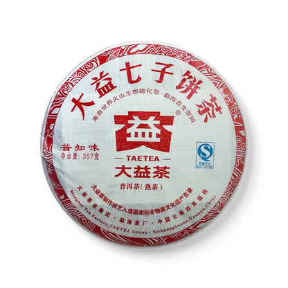 2011 Year TAETEA Ripe Puer Tea Dayi "Pu Zhi Wei" Shu Puerh Tea Chi Tse Cake 357g
