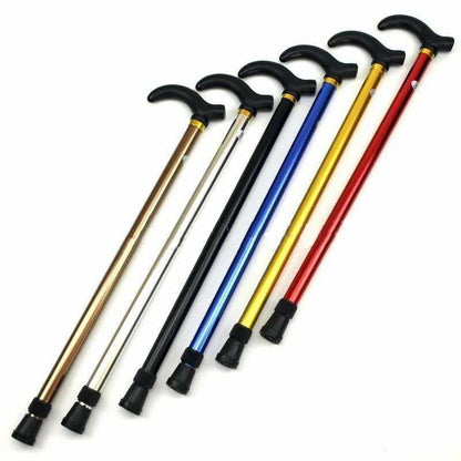 Walking Stick 6 Section Retractable Telescopic Trekking Hiking Poles Camping 1PC