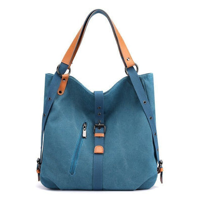 Canvas Shoulder Purse Crossbody Bag Travelling Handbags Polyester Blue/Red/Black