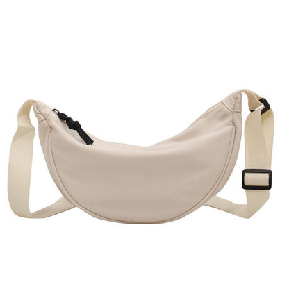 Crossbody Canvas Sling Bag Hobos Chest Students Shoulder Bag Adjustable Straps