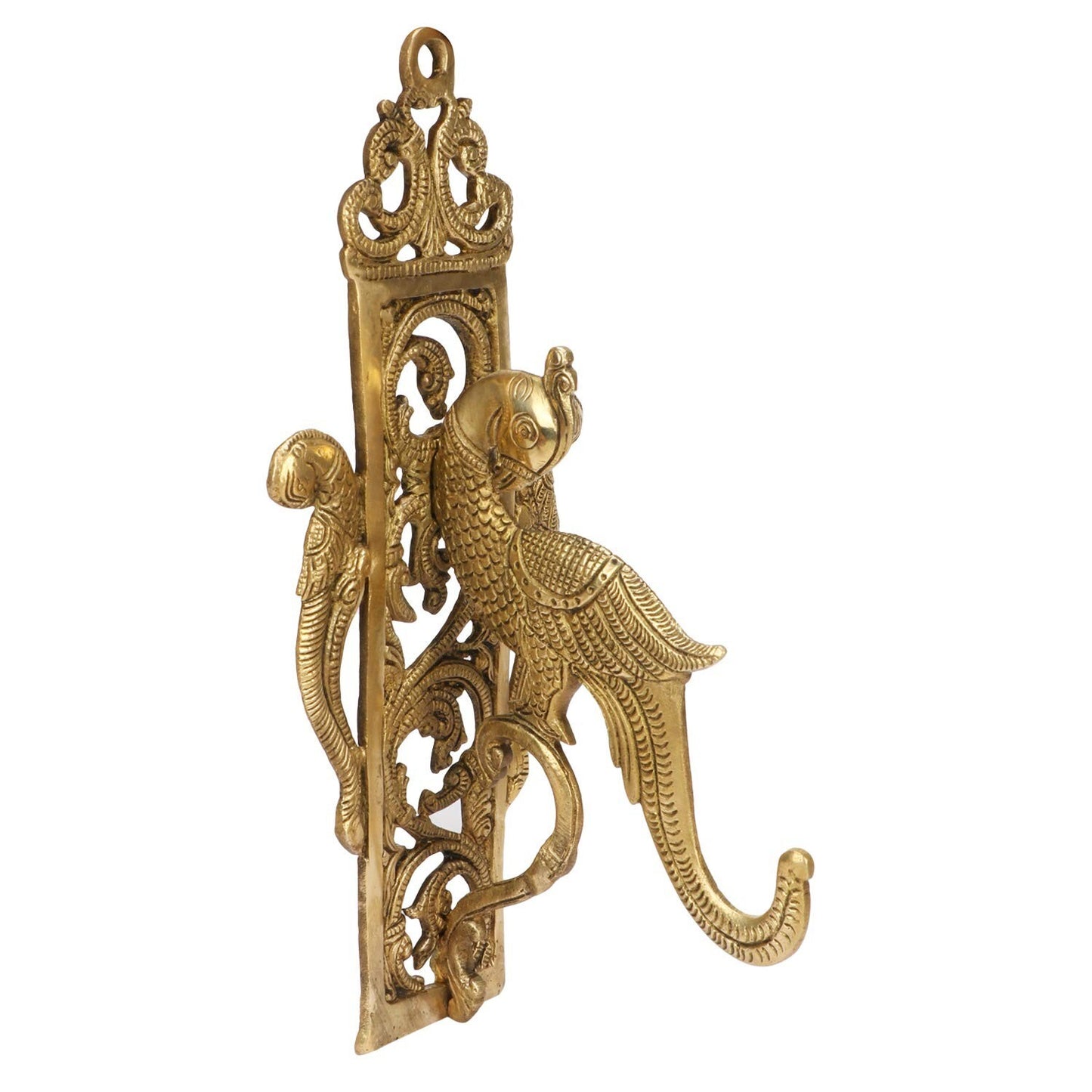 Brass Parrot Wall Bracket Decorative Wall Hook for Hanging Lamps Home Decor