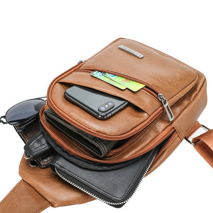 Waterproof Cross Body Bag Mens Handbag Shoulder Bag Daypack Wallet Travel Sports