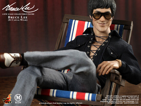 1/6 Scale Hot Toys Bruce Lee Collectible Figure (In Casual Wear)