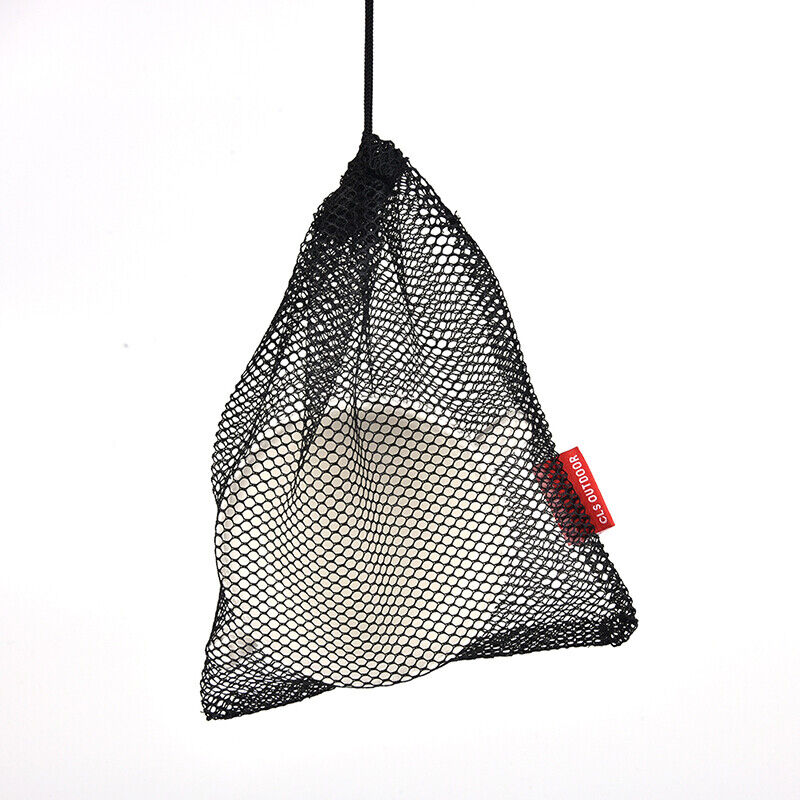 Nylon Mesh Drawstring Bag for Cutlery Bottle Pot Pan Kettle Mesh Storage Bag.N8