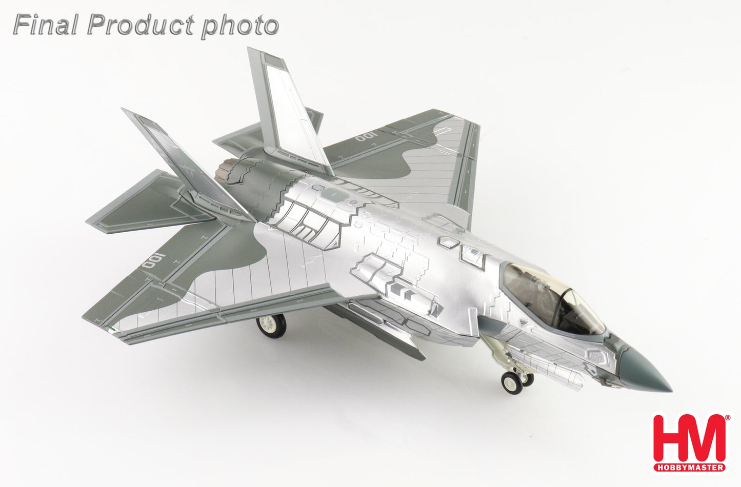 1:72 HM Lockheed F-35C "Mirror Coating' US Navy 2022 Fighter Diecast Plane Model