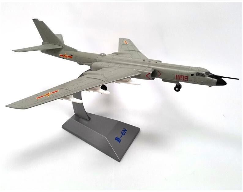 1:86 40CM H-6N Strategic Bomber Fighter Airplane Diecast Military Aircraft Model