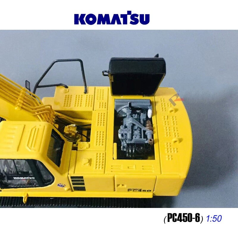 1:50 KOMATSU PC450-6 Excavator Construction Machine Equipment Diecast Model